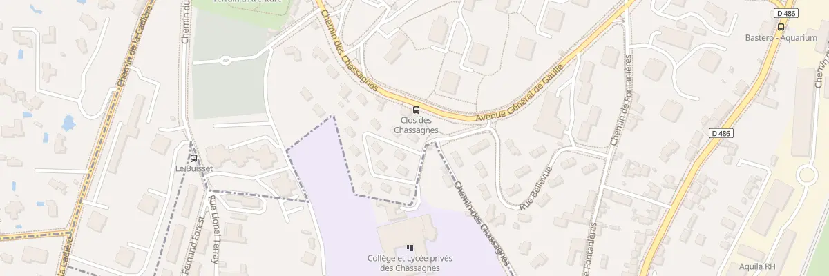 Plan du 2 Clos des Chassagnes à La Mulatière