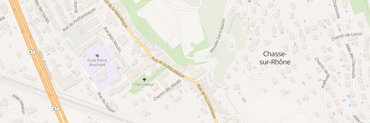 Plan du 400 Rue de la République à Chasse-sur-Rhône