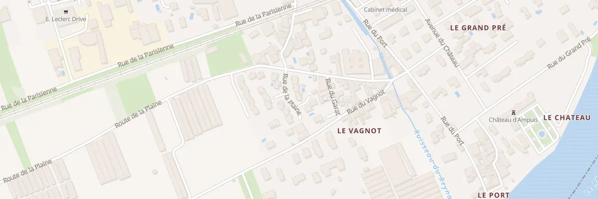 Plan du 9 Rue de la Plaine à Ampuis