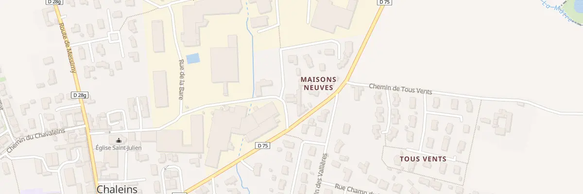 Plan du 51 Imp des Maisons Neuves à Chaleins
