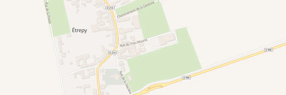 Plan du 5 Rue du Trou Mourot à Étrepy