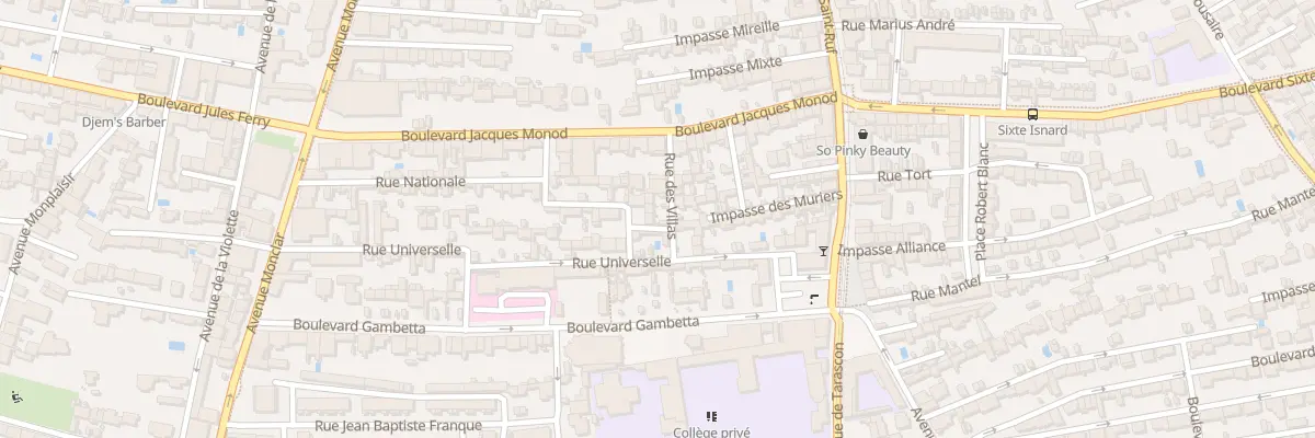Plan du 10 Rue des Villas à Avignon