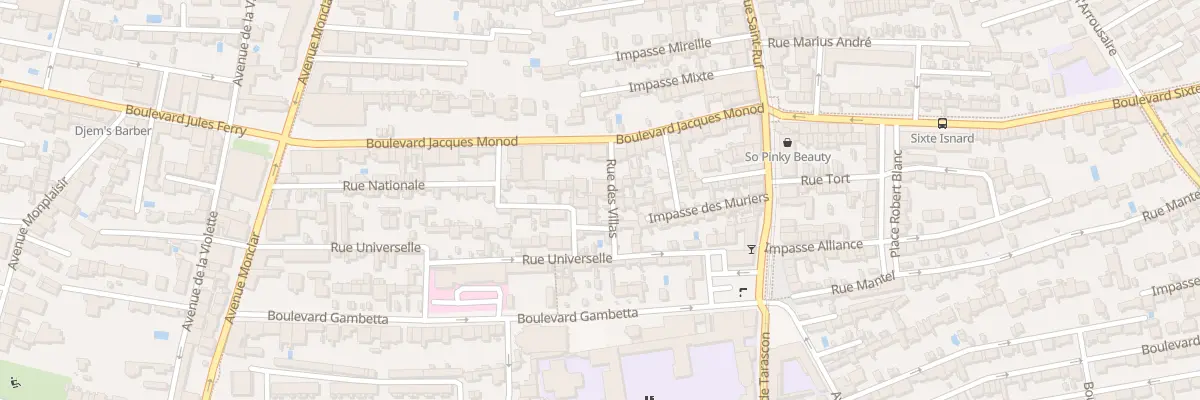 Plan du 6 Rue des Villas à Avignon