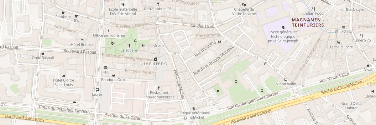 Plan du 17 Rue Paul Manivet à Avignon