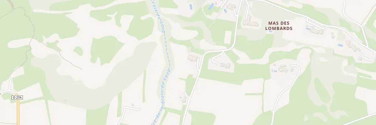 Plan du 5300 Quartier de Baubesse aux Baux-de-Provence