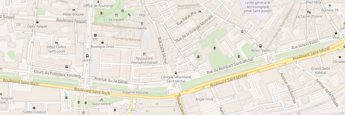 Plan du 33 Rue Saint-Michel à Avignon