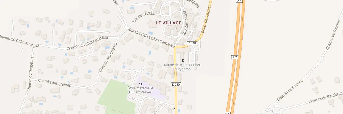 Plan du 5012 Le Village à Montboucher-sur-Jabron