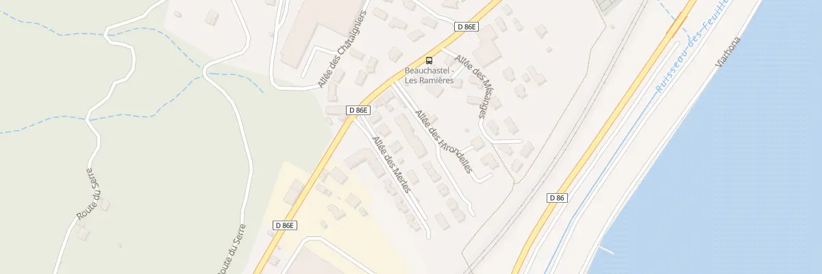 Plan du 5812 Ramieres à Beauchastel