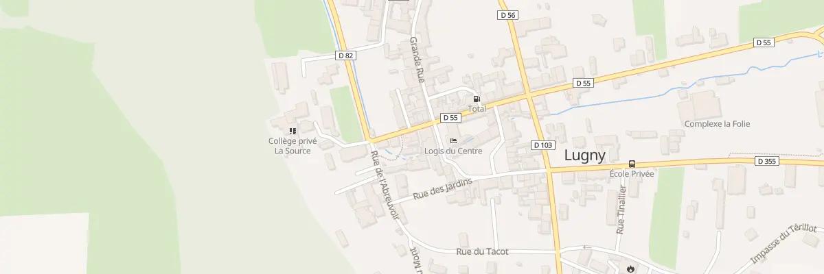 Plan du 23 Rue de l’Église à Lugny