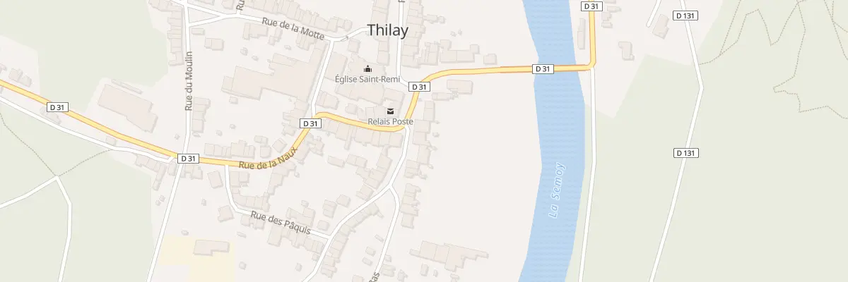 Plan du 7 Rue de la Naux à Thilay