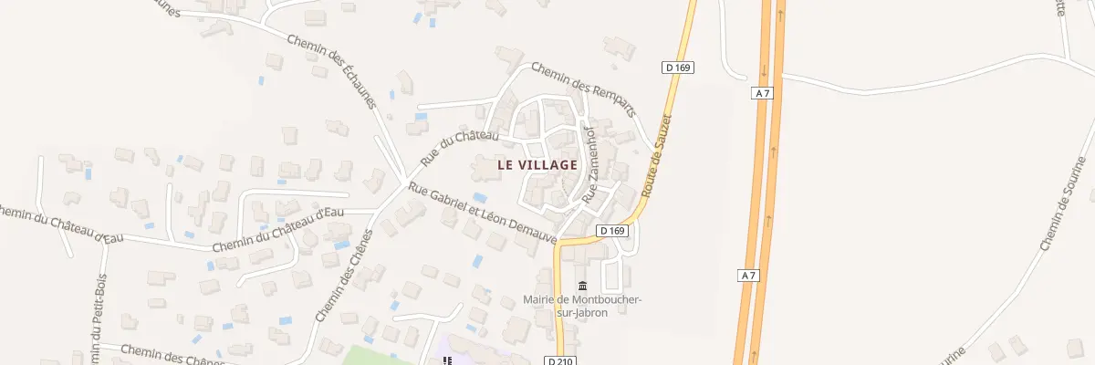 Plan du 5043 Le Village à Montboucher-sur-Jabron