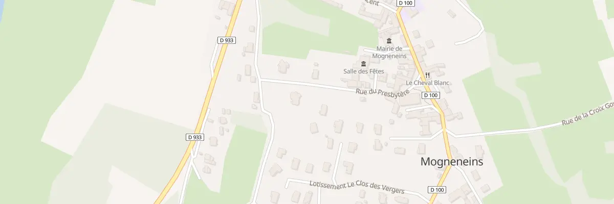 Plan du 5255 Le Bourg à Mogneneins