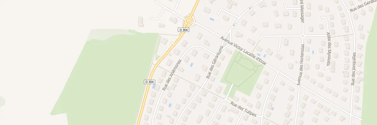 Plan du 5 Rue des Anémones à Châtenoy-le-Royal