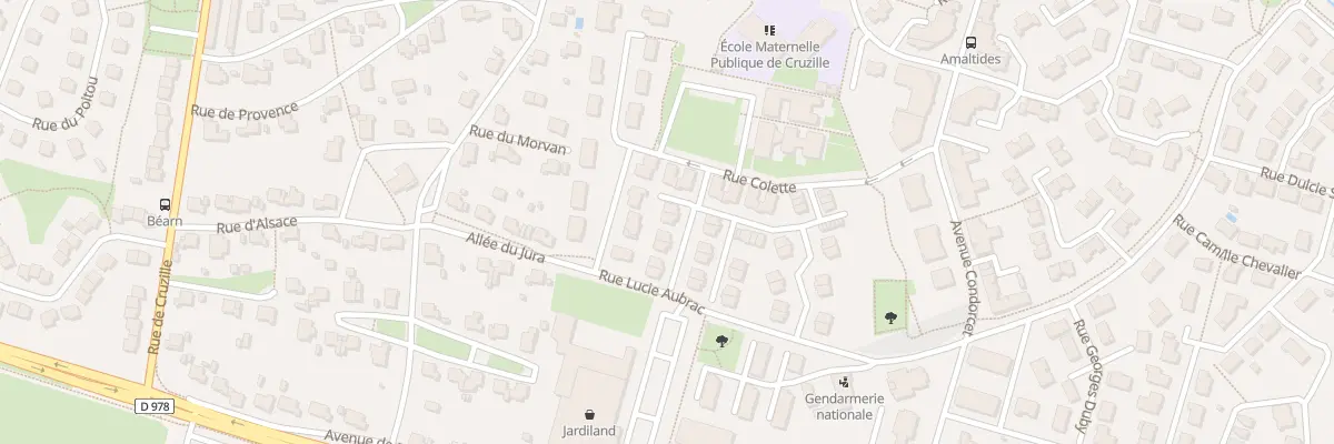Plan du 1 Rue Lucie Aubrac à Demigny