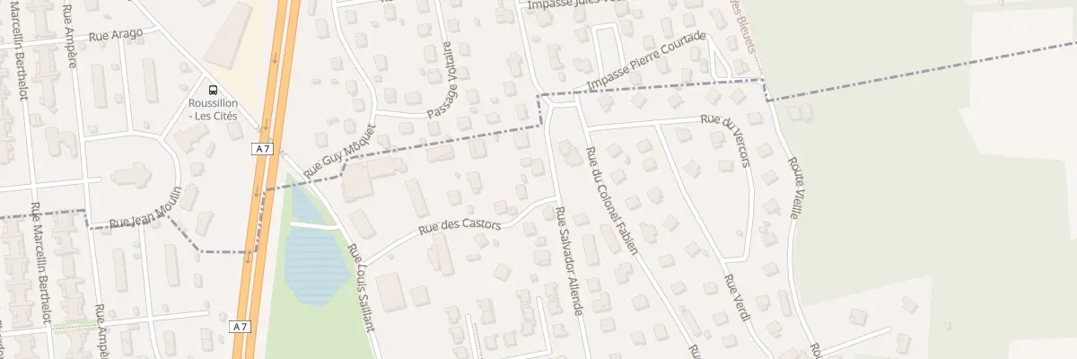 Plan du 2B Rue des Castors à Salaise-sur-Sanne