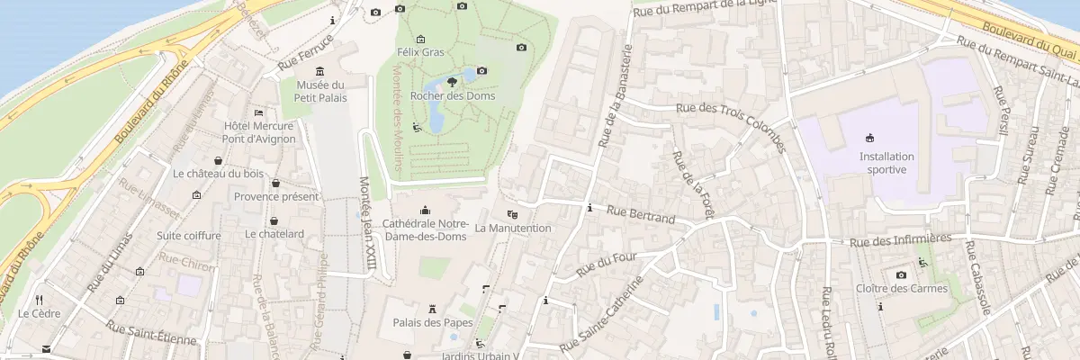 Plan du 1 Rue Migrenier à Avignon