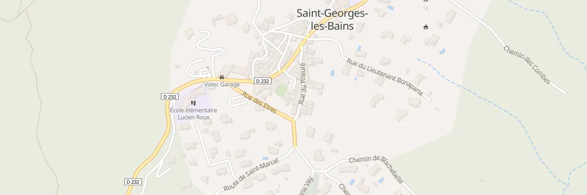 Plan du 3B Rue des Etres à Saint-Georges-les-Bains