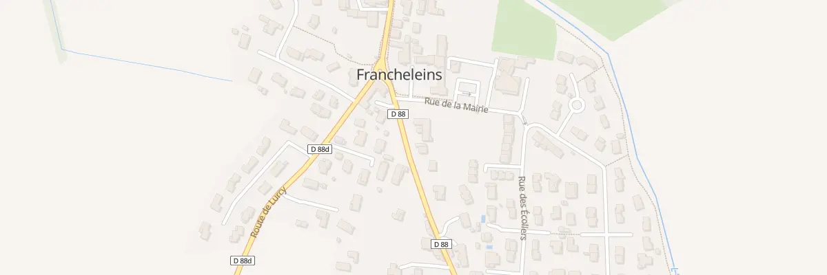 Plan du 717B Grande Rue à Francheleins