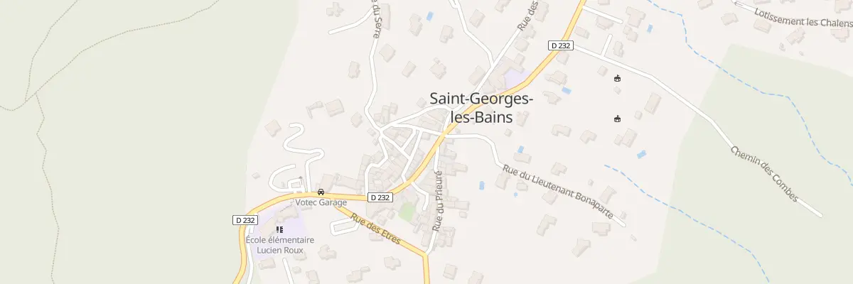 Plan du 6 Rue Vincent d’Indy à Saint-Georges-les-Bains