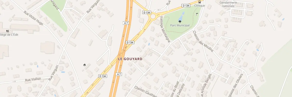 Plan du 38 Av Jean Jaurès à Roussillon