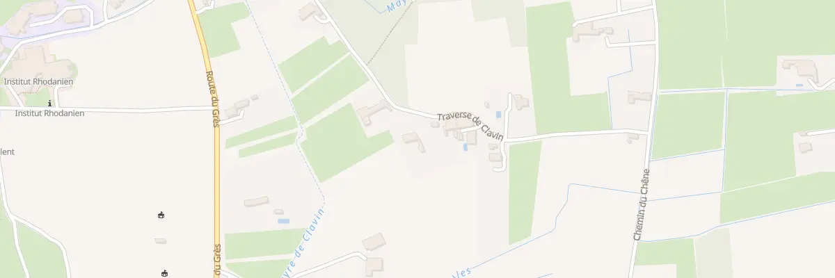 Plan du 356 Tra de Clavin à Orange