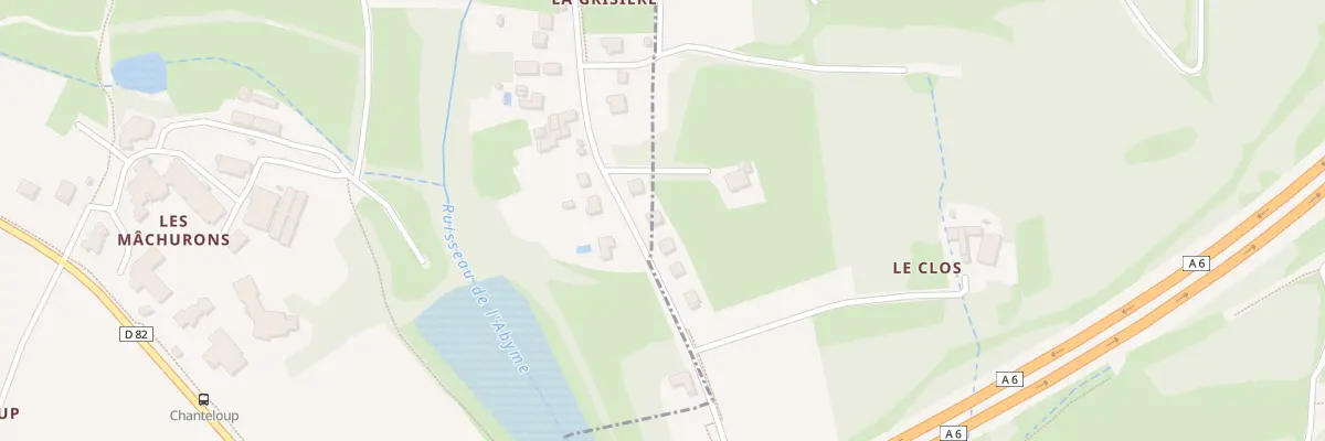 Plan du 102 Rue de la Grisière à Mâcon