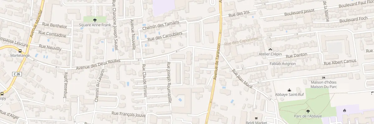 Plan du 17 Imp des Arbousiers à Avignon