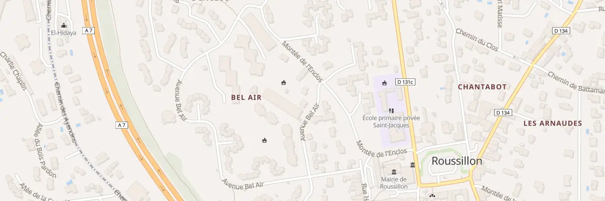 Plan du 4 Av Bel Air à Roussillon