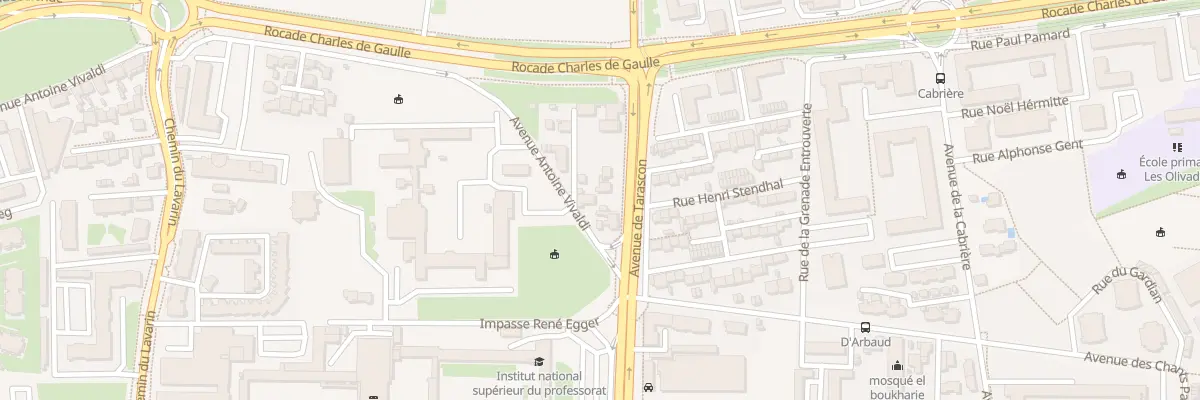 Plan du 132 Av de Tarascon à Avignon