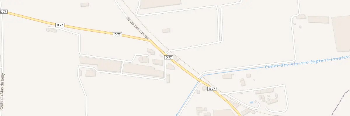 Plan du 5512 Belly à Rognonas