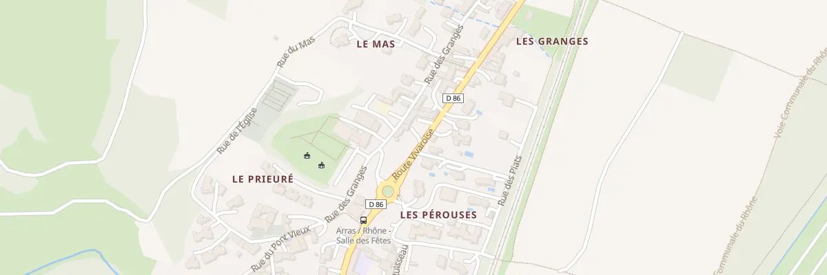 Plan du 5057 Rte Nationale 86 à Arras-sur-Rhône
