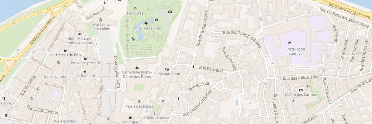 Plan du 5B Rue Esc Sainte Anne à Avignon