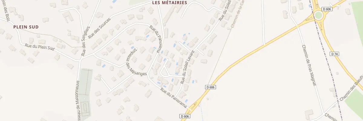 Plan du 33 Lot Le Soleil Levant à Saint-Marcel-lès-Sauzet