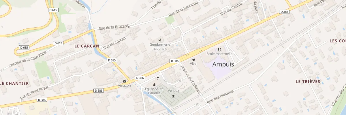Plan du 46 Bd des Allées à Ampuis