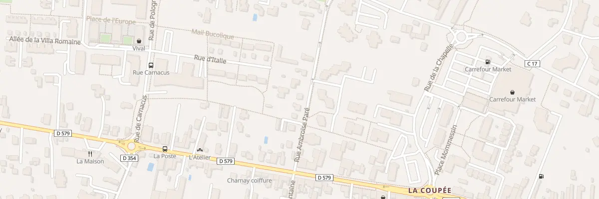 Plan du 7 Rue Ambroise Paré à Charnay-lès-Mâcon