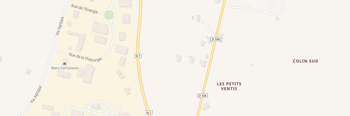 Plan du 9130 Fontenille à Loriol-sur-Drôme