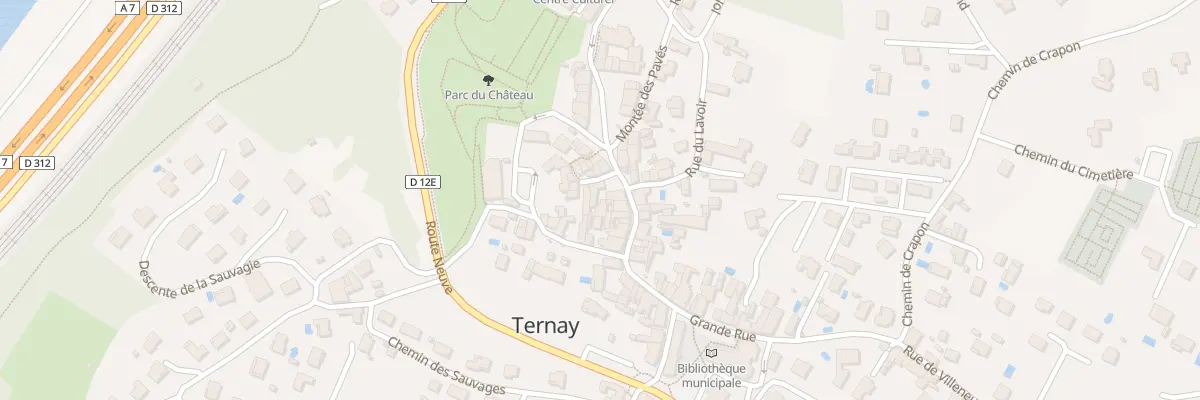 Plan du 3 Gr Grande Rue à Ternay