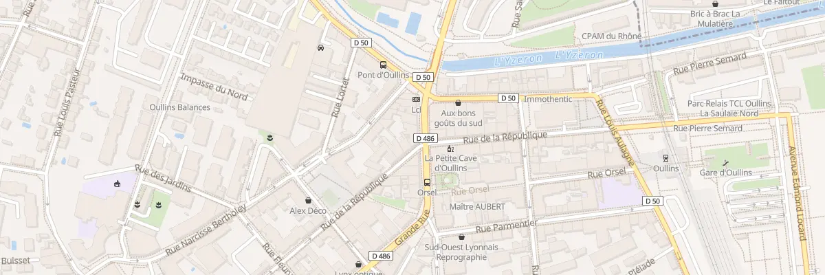 Plan du 66 Grande Rue à Oullins-Pierre-Bénite