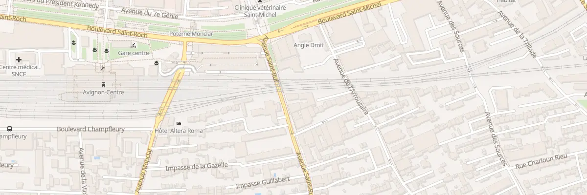 Plan du 11 Av Saint-Ruf à Avignon