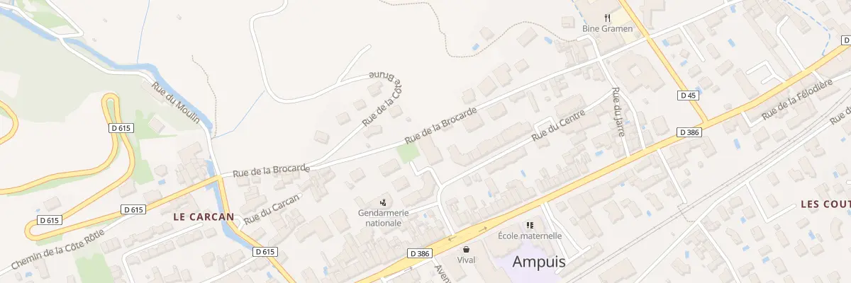 Plan du 6 Rue du Centre à Ampuis