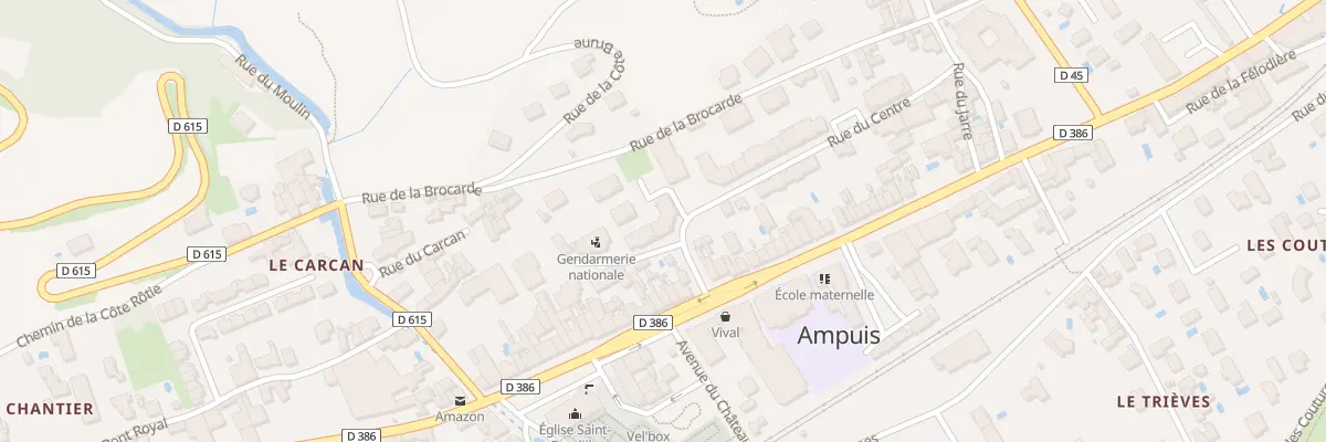 Plan du 4 Rue du Centre à Ampuis