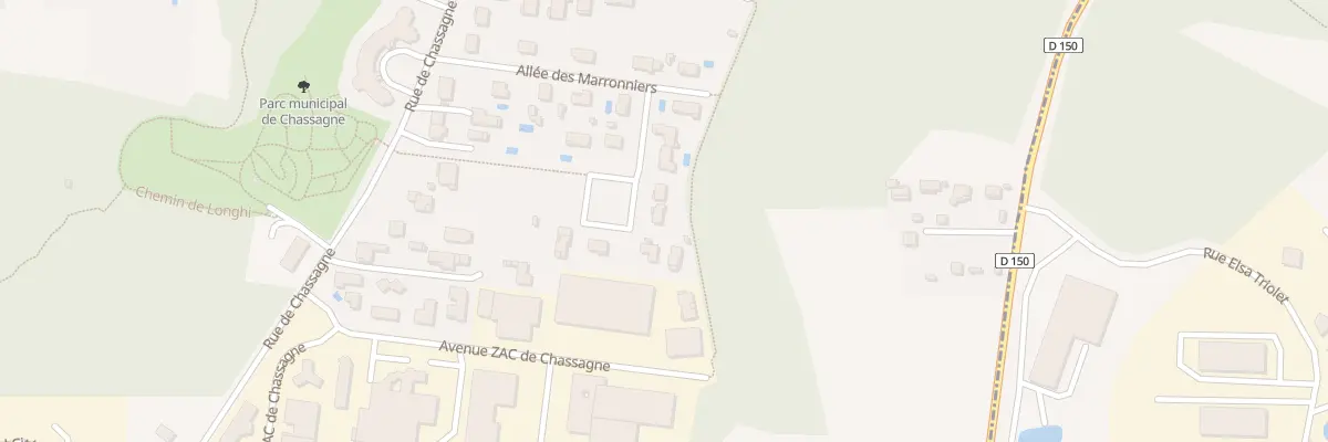 Plan du 11 All des Marronniers à Ternay