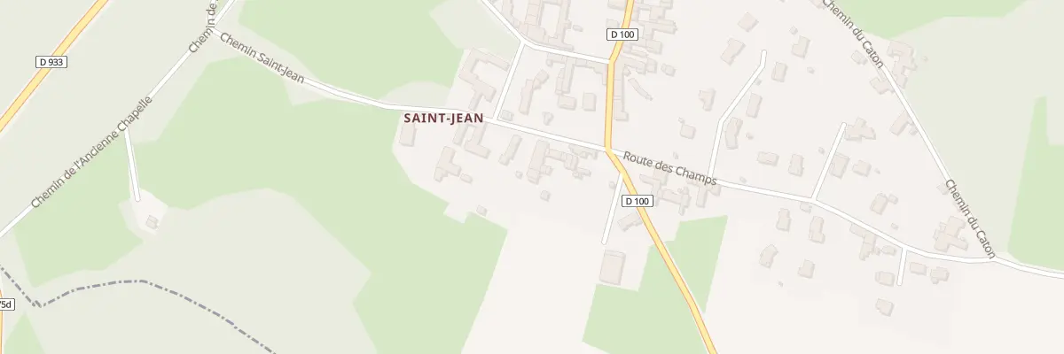 Plan du 5202 Saint Jean à Mogneneins