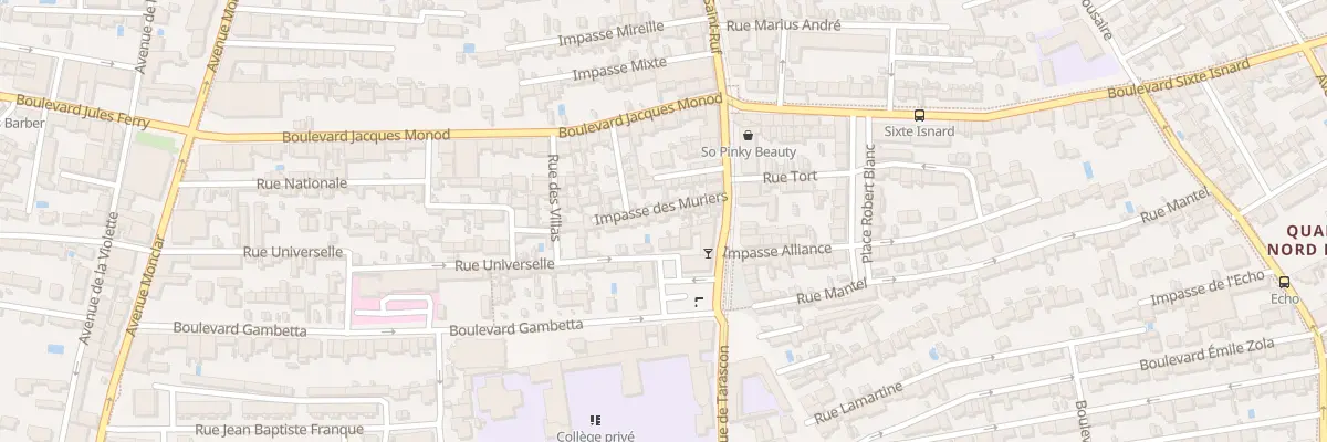 Plan du 9 Imp des Mûriers à Avignon
