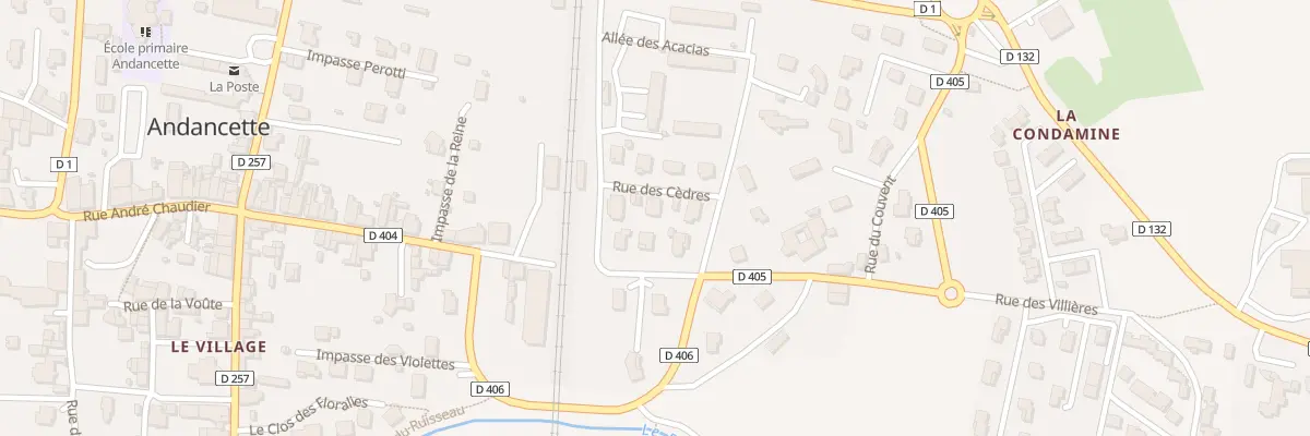 Plan du 5235A Les Payots à Andancette
