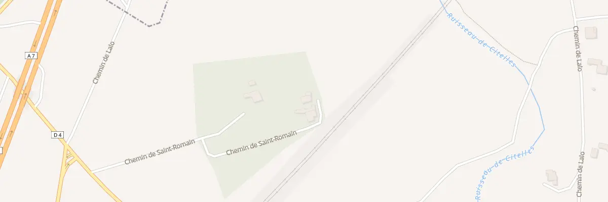 Plan du 200 Che de Saint Romain à Espeluche
