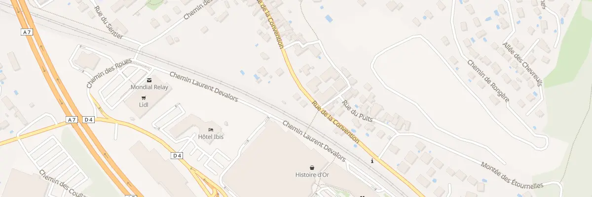 Plan du 226 Rue de la Convention à Chasse-sur-Rhône