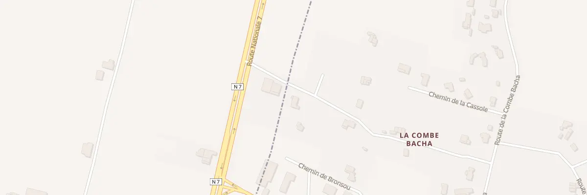 Plan du 5191 La Combe-Bacha à Cliousclat