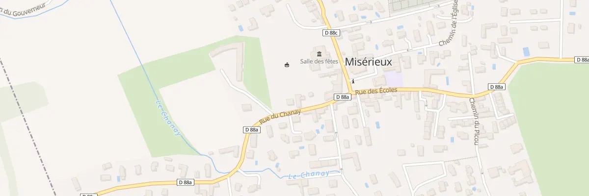 Plan du 112 Rue du Chanay à Misérieux