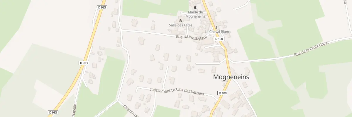 Plan du 18 Lot le Clos des Vergers à Mogneneins